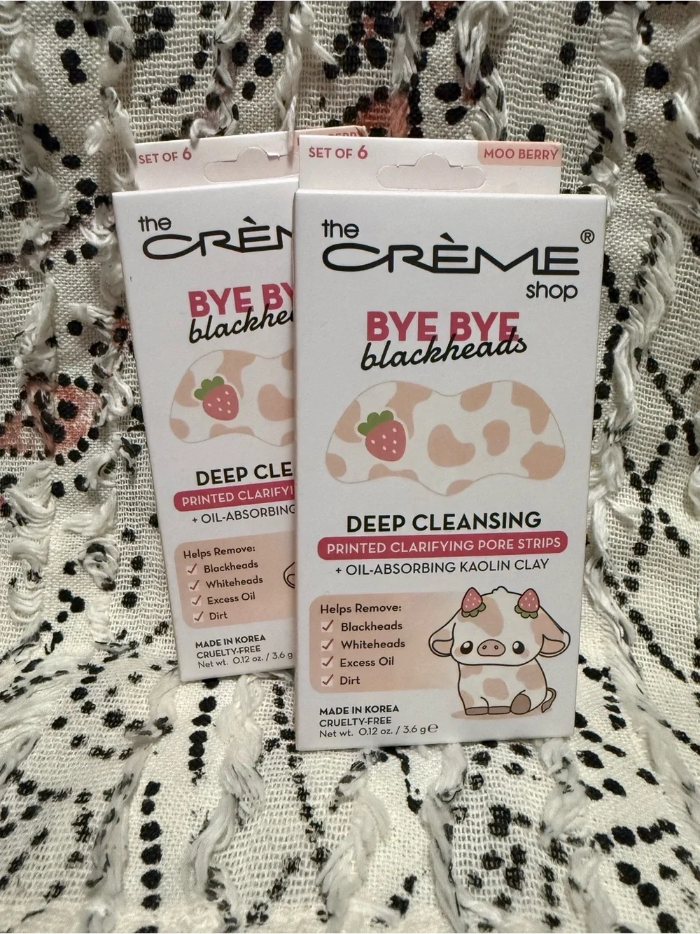 The Crème Shop Bye Bye Blackheads Deep Cleansing Pore Strips - Pink (Two-Pack)